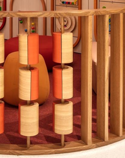 timber Balustrade Parents room Canberra Centre